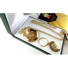 The Scots Guards Pocket Watch and 24k Gold Clad Keyring The Scots Guards Pocket Watch and 24k Gold Clad Keyring